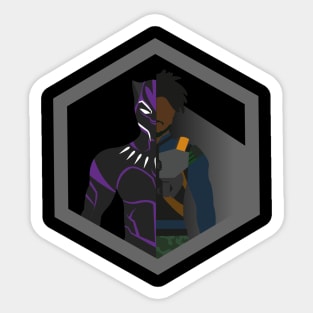 WAKANDA'S FINEST (T'CHALLA/KILLMONGER) Sticker